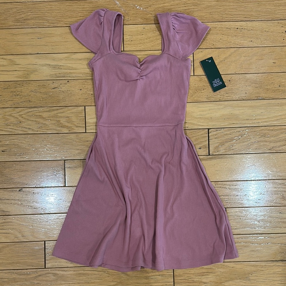 Juniors Wild and Fable Elegant Mauve Dress
